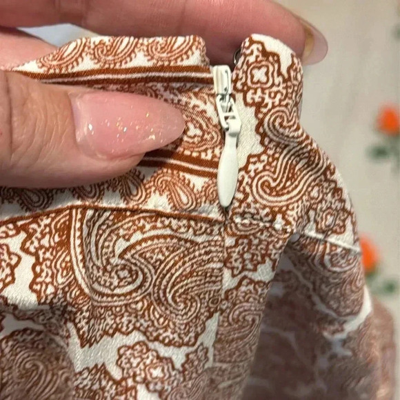 NWT Joie Emre Silk Tank Porcelain Burnt Henna Size Small - Picture 7 of 9